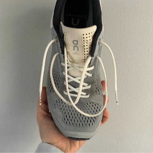 On Running Black and White Sneakers - Picture 5 of 6